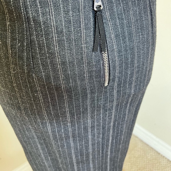 🖤SOLD🖤 Dolce & Gabbana DRESS STRETCH PINSTRIPE BUILTIN CORSET size 40 US 4 - Picture 11 of 16